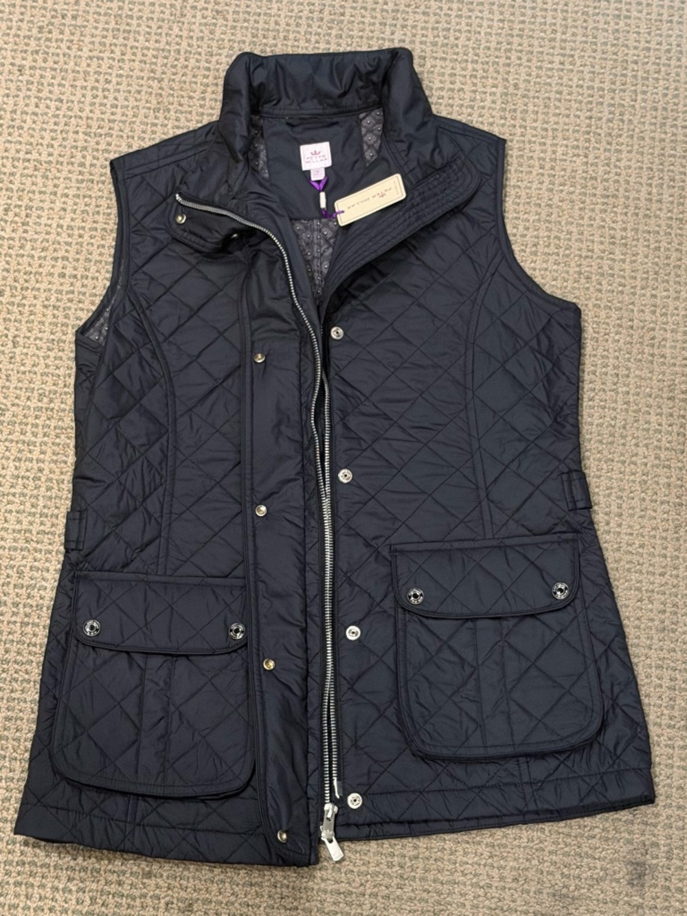Peter Millar Women's Black Down Vest Size S